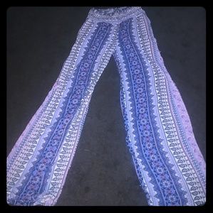 Hippie flare bottom soft pants